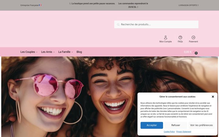 Screenshot of amouramitie.com