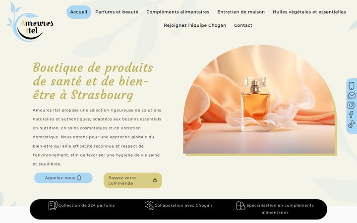 Screenshot of amouros-itel.com