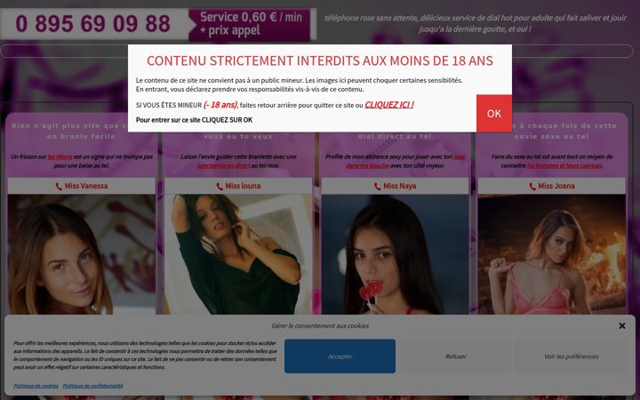 Screenshot of amourtelrose.net