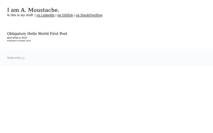 Screenshot of amoustache.net