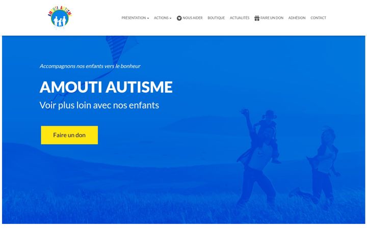 Zrzut ekranu amouti-autisme.org