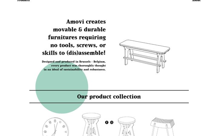 Screenshot of amovi.be