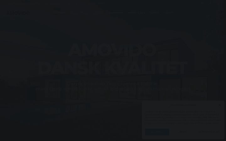 Screenshot stránky amovido.dk