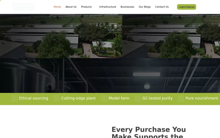 Screenshot of amoyaagrifood.com