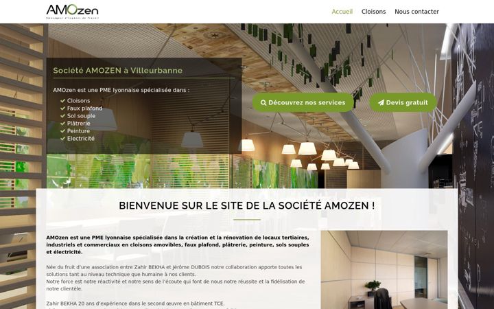 Screenshot of amozen.fr