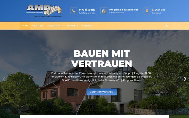 Screenshot of amp-bauservice.de