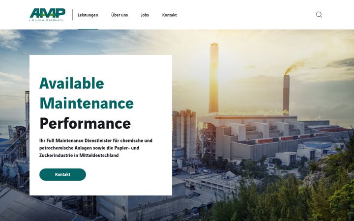 Screenshot of amp-leuna.de