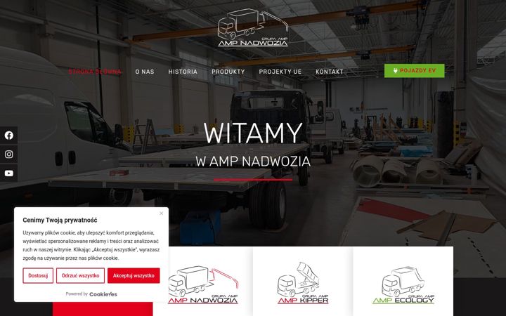 Screenshot of amp-nadwozia.pl