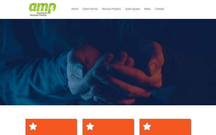 Screenshot of amp21.org.br