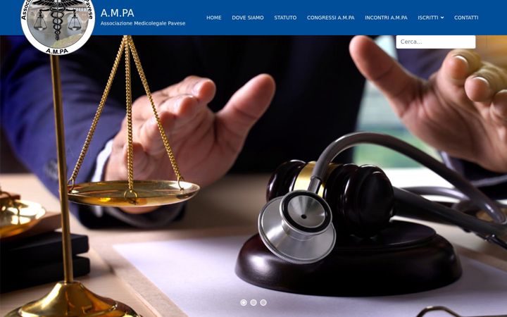 Screenshot of ampa.pv.it