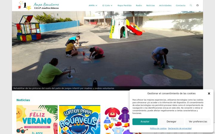 Screenshot of ampabenatorre.org