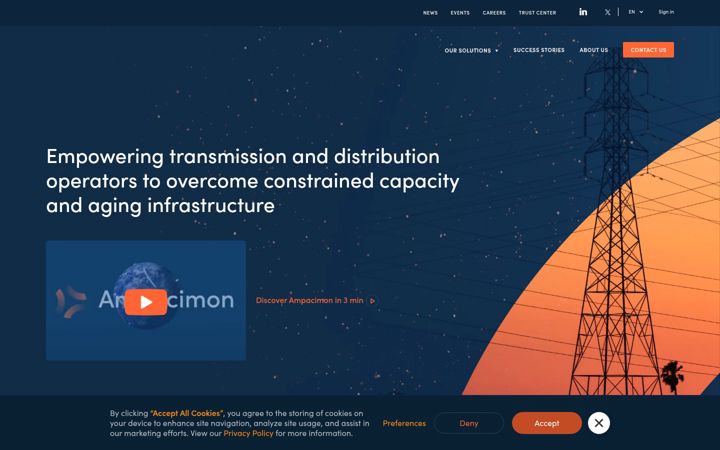 Screenshot of ampacimon.com