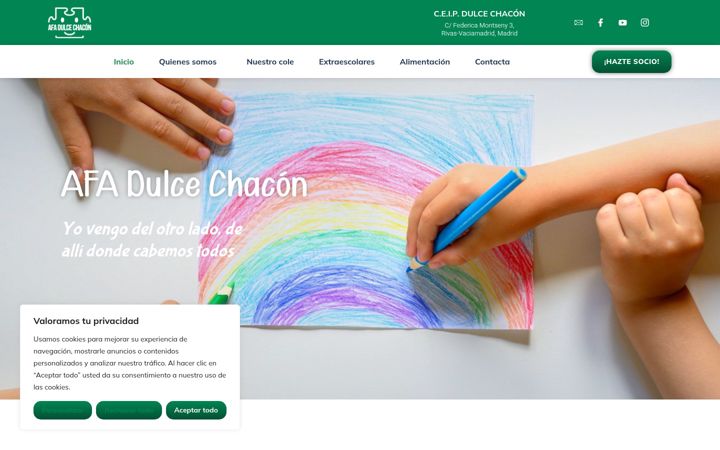 Screenshot of ampadulcechaconrivas.com
