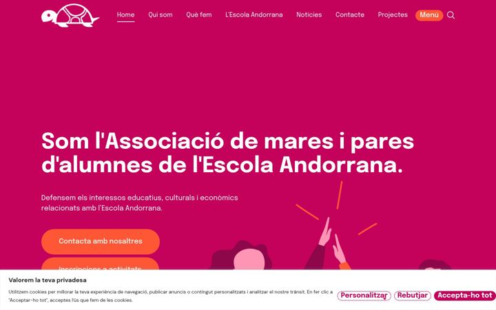 Screenshot of ampaea.ad