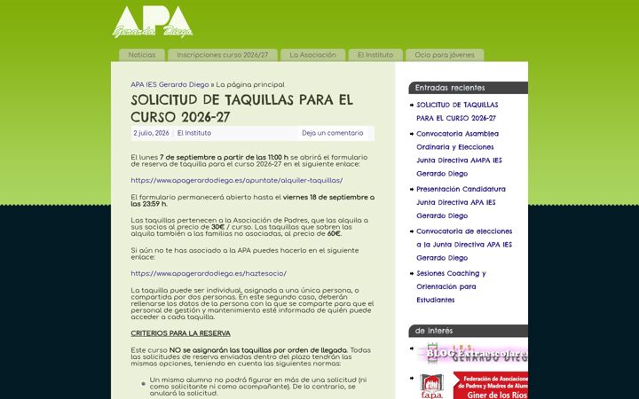 Screenshot of ampagerardodiego.es