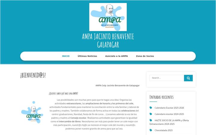 Screenshot of ampajacintobenavente.com