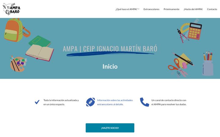 Screenshot von ampamartinbaro.es