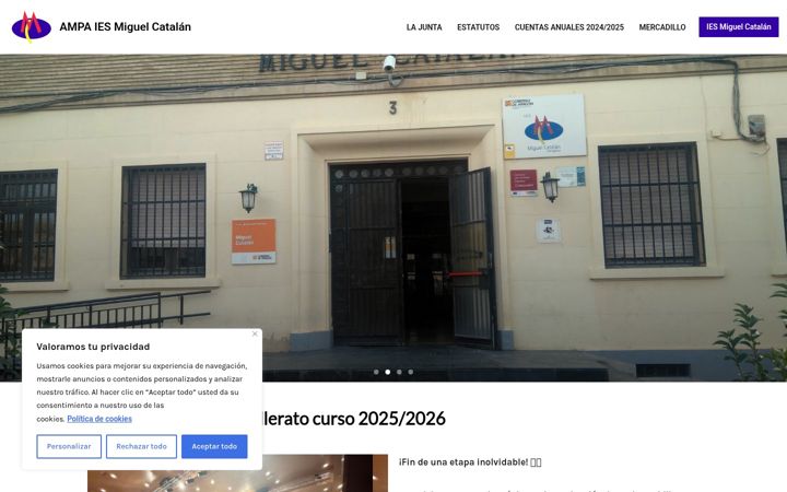 Screenshot of ampamiguelcatalan.com