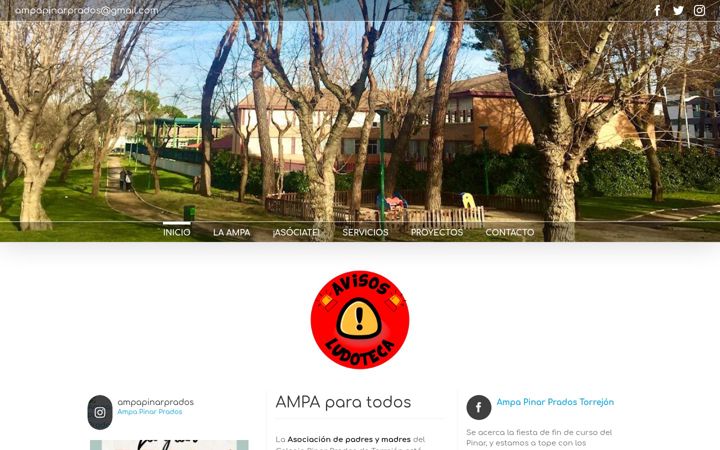 Zrzut ekranu ampapinarprados.org
