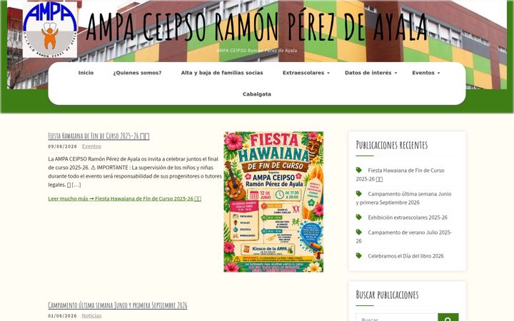 Zrzut ekranu amparamonperezayala.org