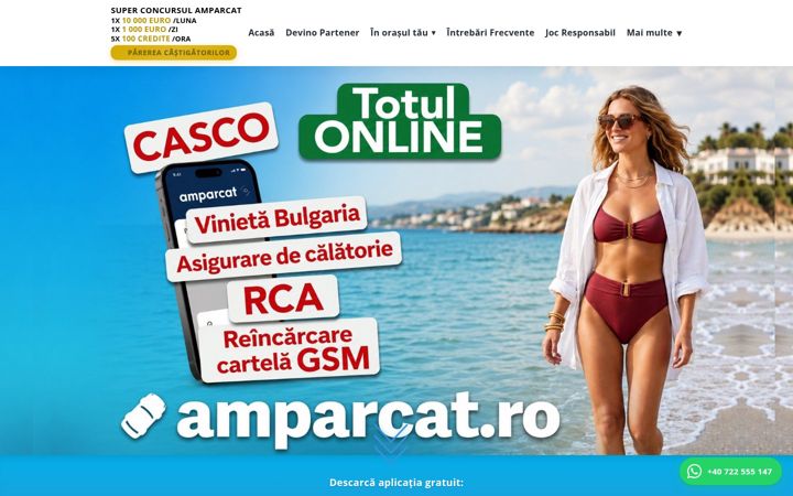 Screenshot van amparcat.ro