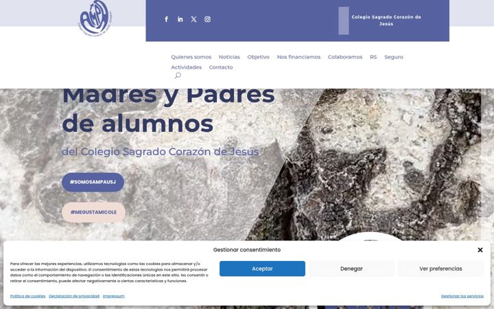 Screenshot of ampascj.es