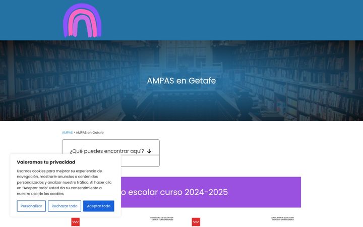 Screenshot of ampasgetafe.com