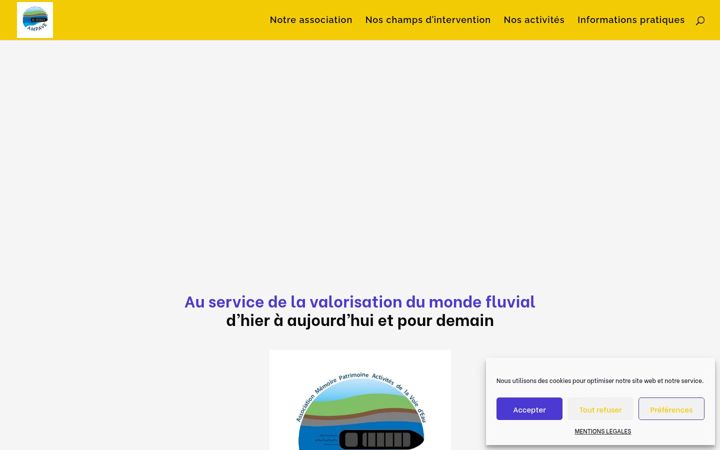 Screenshot of ampave.fr