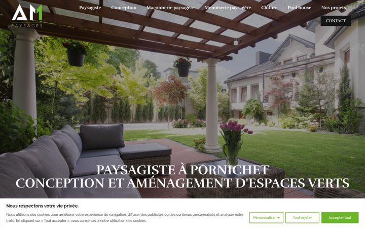 Screenshot of ampaysages.fr