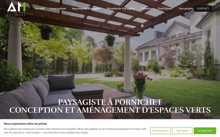 Screenshot of ampaysages44.fr