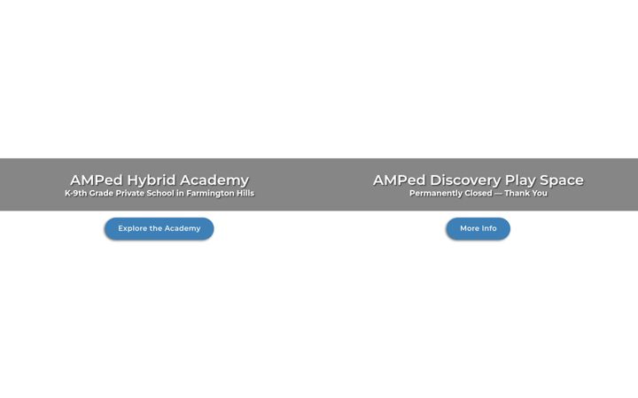 Screenshot of amped.education