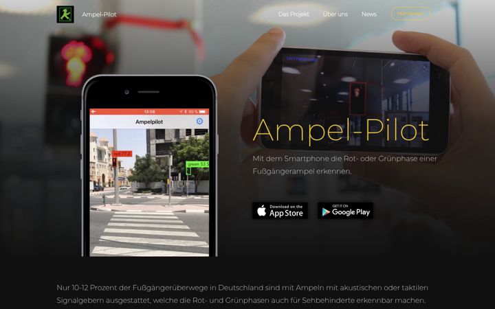 Screenshot of ampel-pilot.de