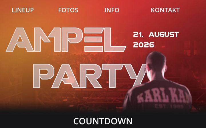 Screenshot of ampelparty.at