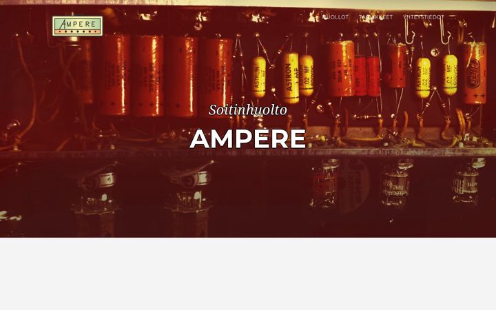 Screenshot of ampere.fi