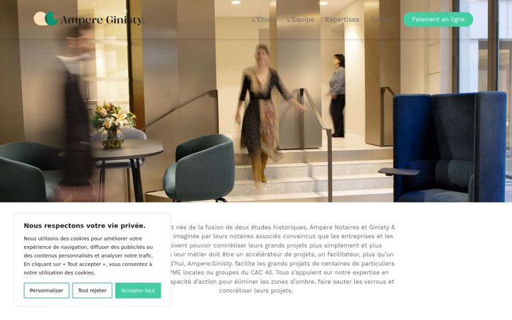 Screenshot of ampereginisty-notaires.fr