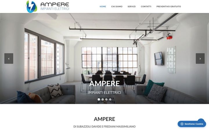Screenshot of amperesnc.it