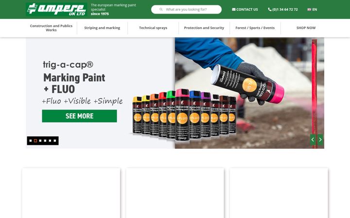 Screenshot of amperesystem.com