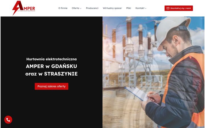 Snímek obrazovky ampergdansk.pl