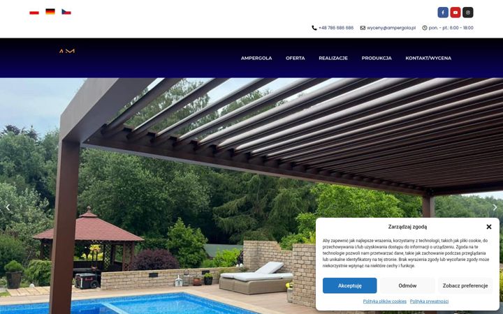 Screenshot of ampergola.pl