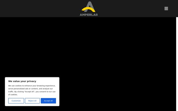 Kuvakaappaus sivustosta amperlab.it