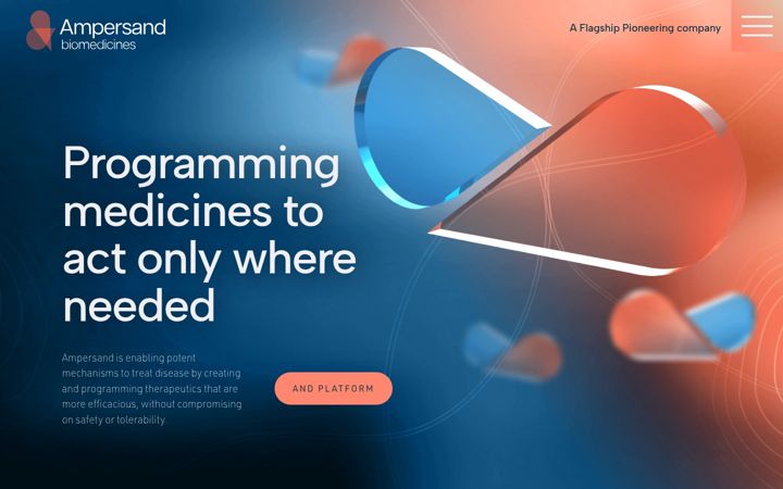 Screenshot of ampersand.bio