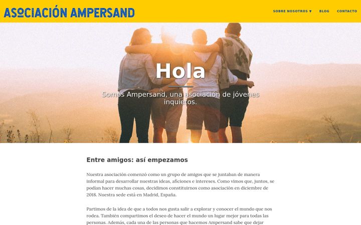 Screenshot of ampersand.org.es