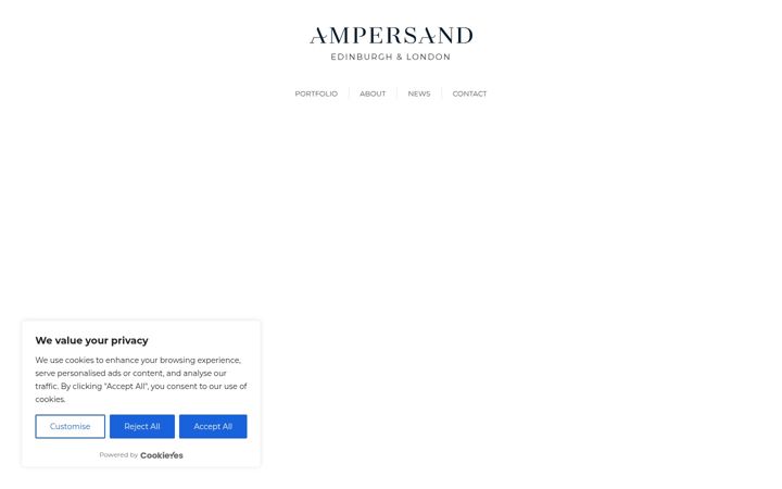 Captura de pantalla de ampersandinteriors.co.uk