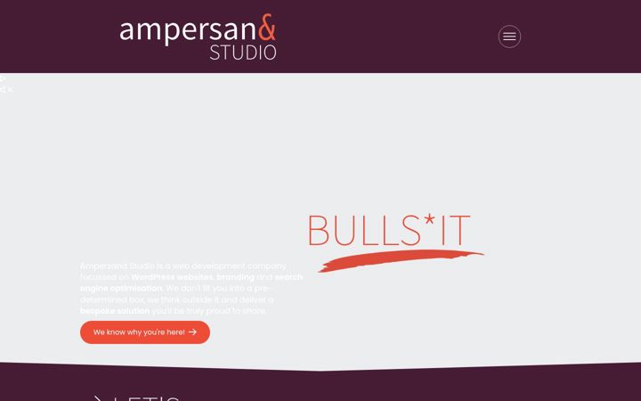 Captura de pantalla de ampersandstudio.uk