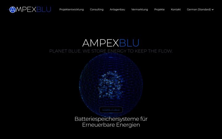 Screenshot van ampexblu.de