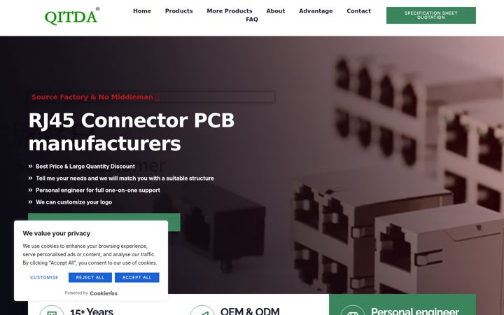 Screenshot of amphenobconn.com