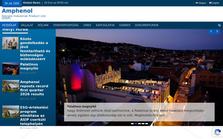 Screenshot of amphenol-asip.com