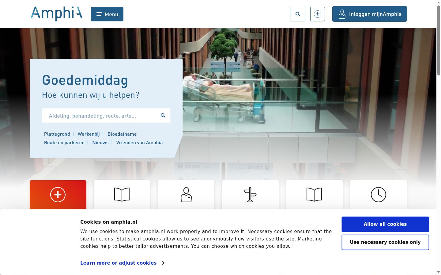 Skärmbild av samtyckesbannern som visades före någon interaktion