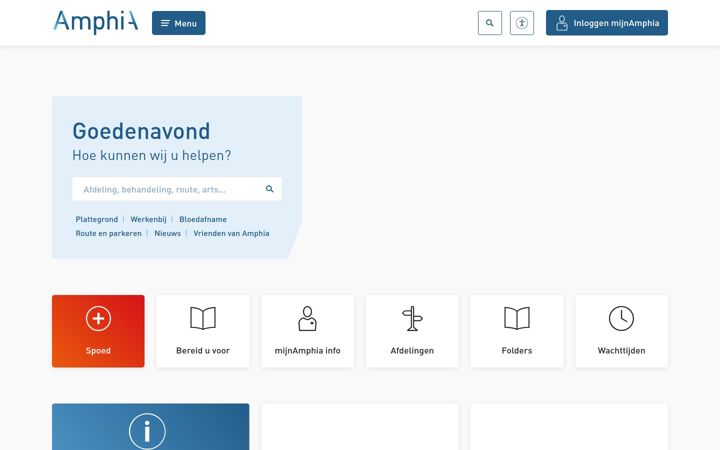 Screenshot of amphia.nl