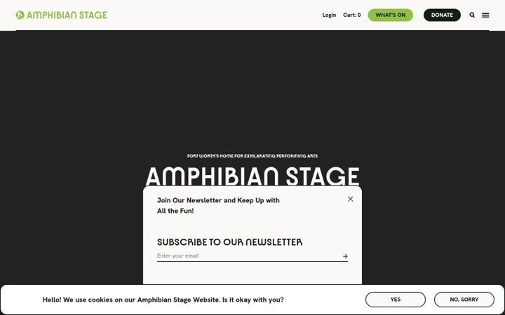 Screenshot of amphibianstage.com